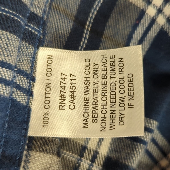 Red Head Plaid Button Down Shirt M western rustic casual long sleeve fall - Picture 5 of 5